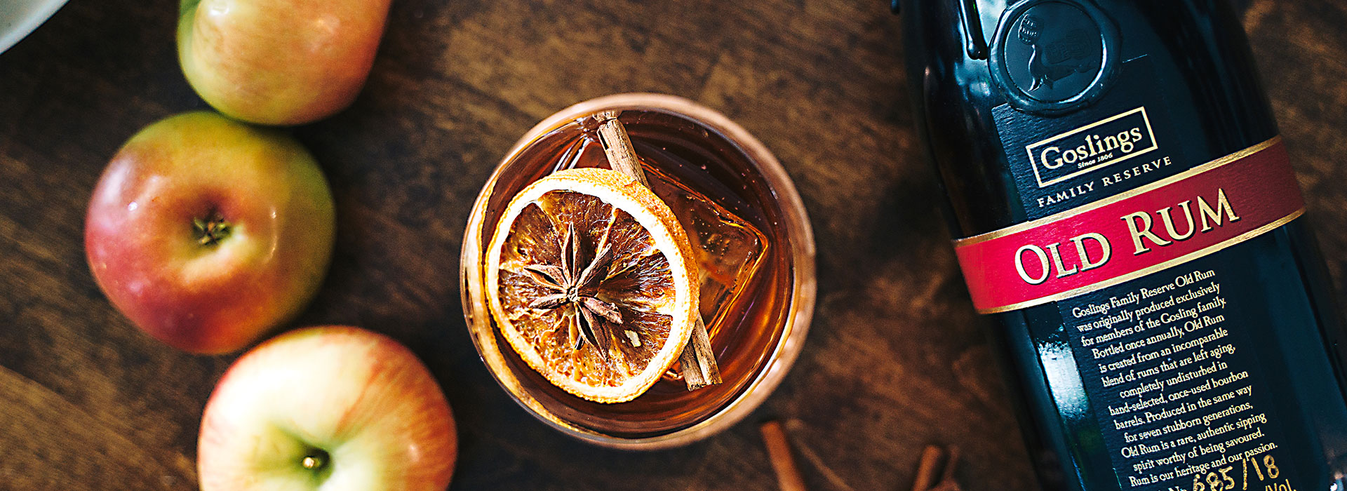 Goslings Wintry Spiced Old Fashioned
