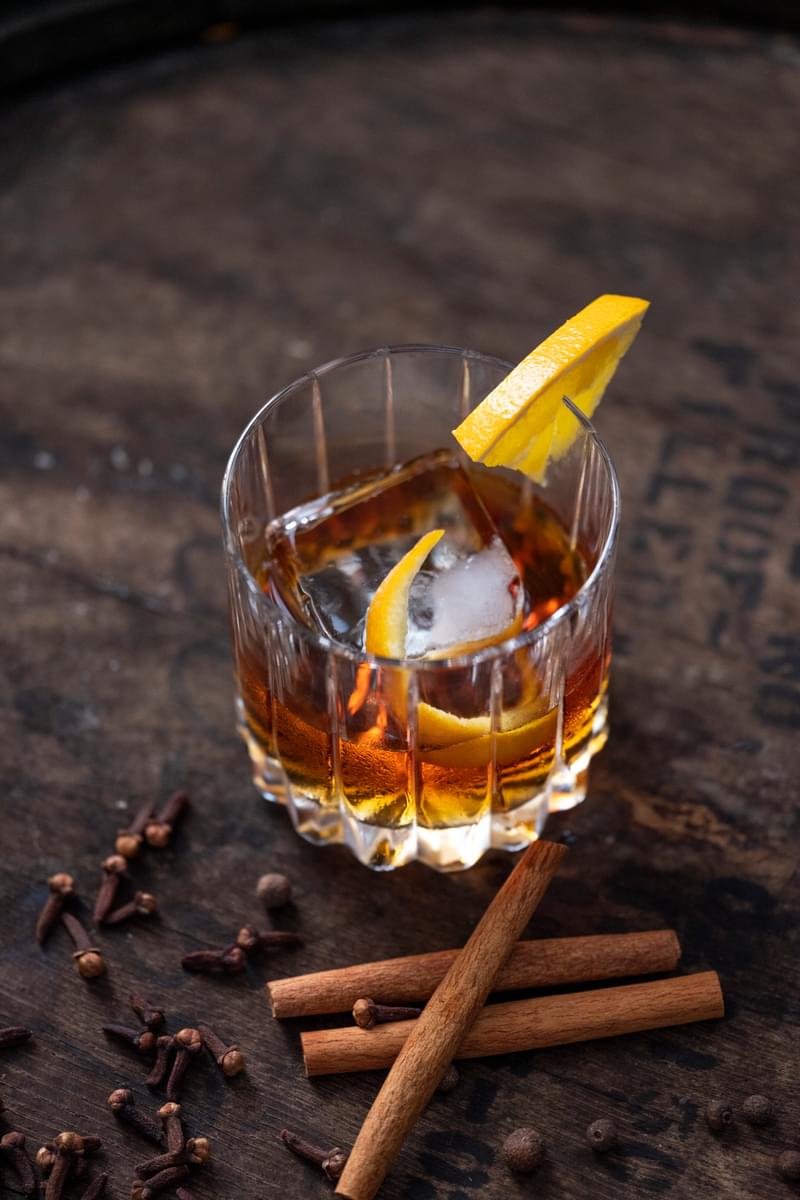 Gingerbread Old Rum Old Fashioned 