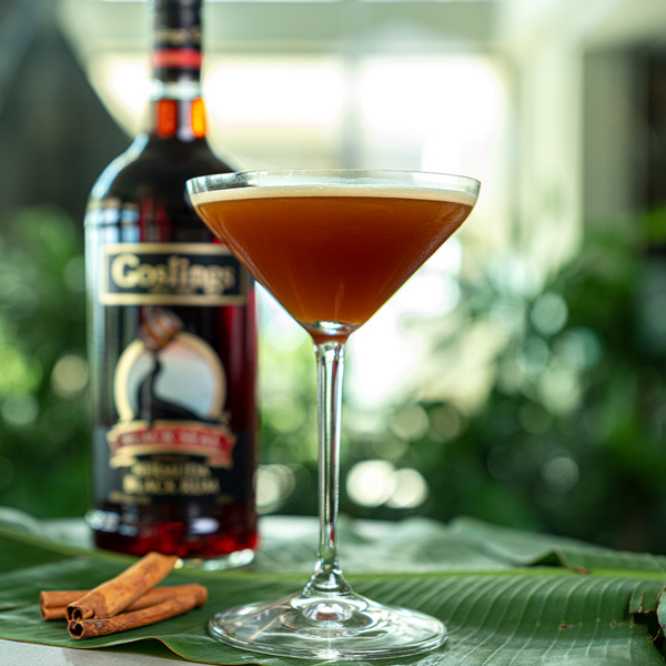 Goslings Rum Apple Cider Martini